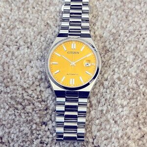 Citizen Tsuyosa Yellow Dial Watch